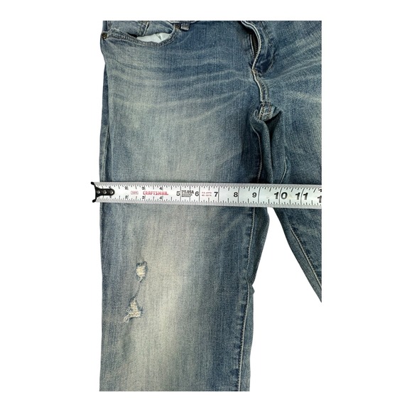 Soho Boyfriend Jeans Womens Size 16 Blue‎ Denim Distressed Cuffed - Picture 6 of 10